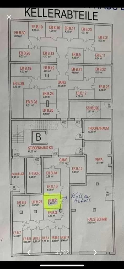 2-Zimmer-Wohnung mieten in Klagenfurt – 46 m², € 985 – Bild 16 von 22