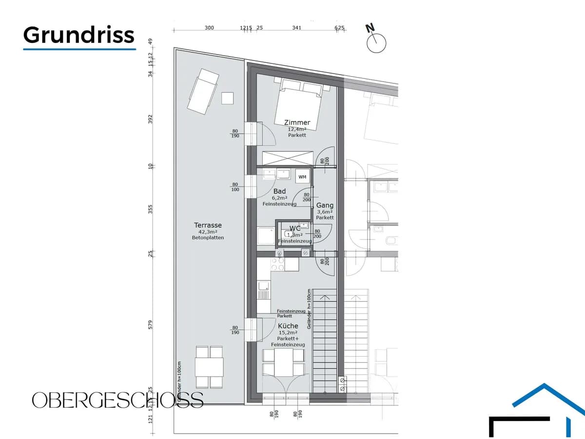 2-Zimmer-Wohnung mieten in Tulln – 64,2 m², € 1.239 – Bild 32 von 35