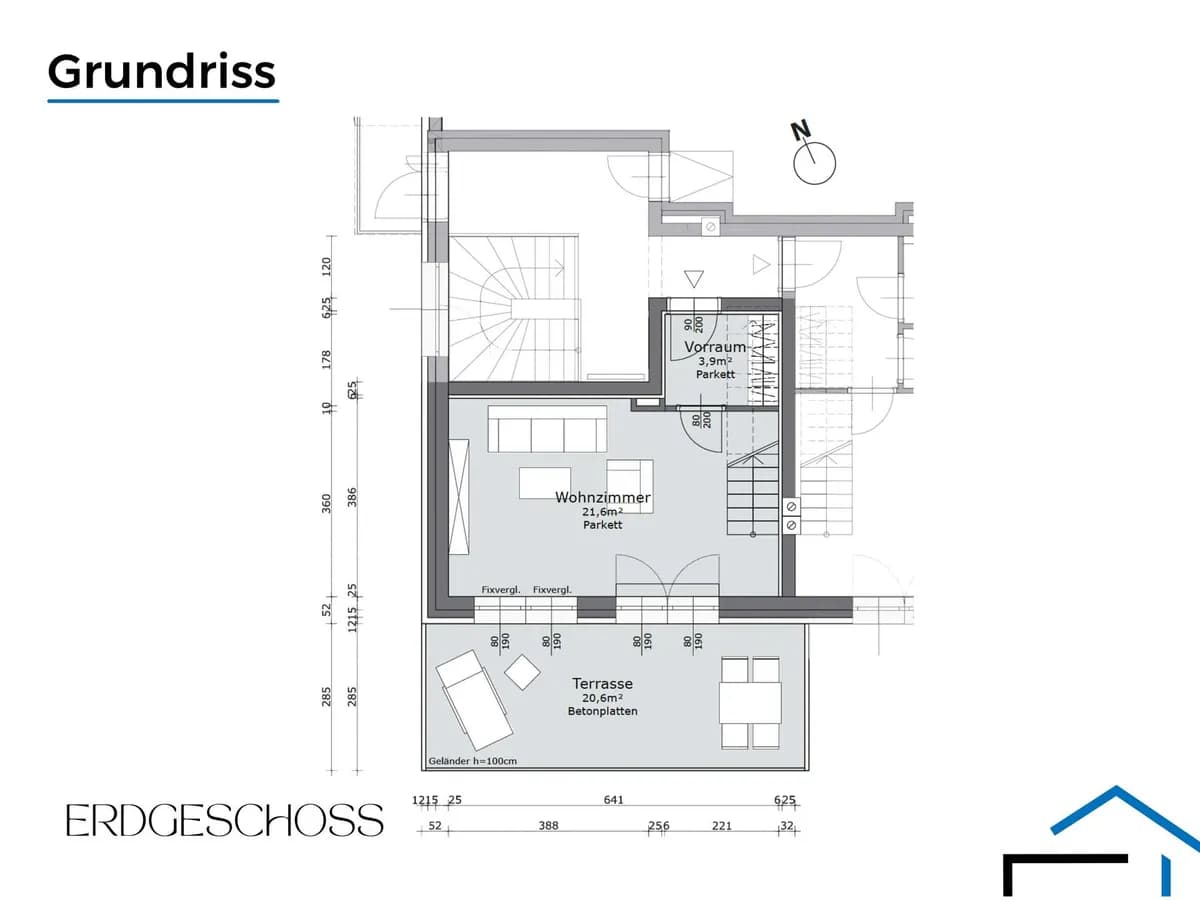 2-Zimmer-Wohnung mieten in Tulln – 64,2 m², € 1.239 – Bild 34 von 35