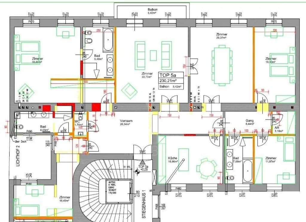 6-Zimmer-Wohnung kaufen in Wien – 230 m², € 3.950.000 – Bild 19 von 19