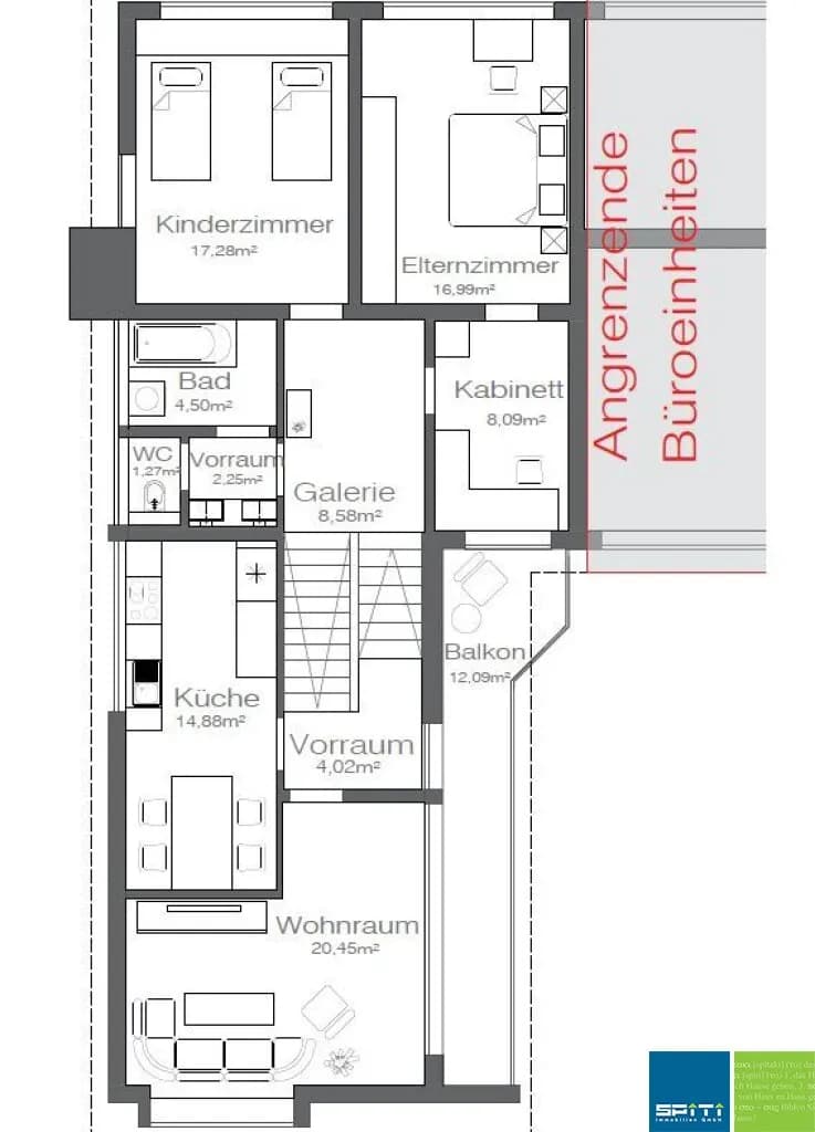 3-Zimmer-Wohnung kaufen in Voitsberg – 105 m², € 199.000 – Bild 12 von 13