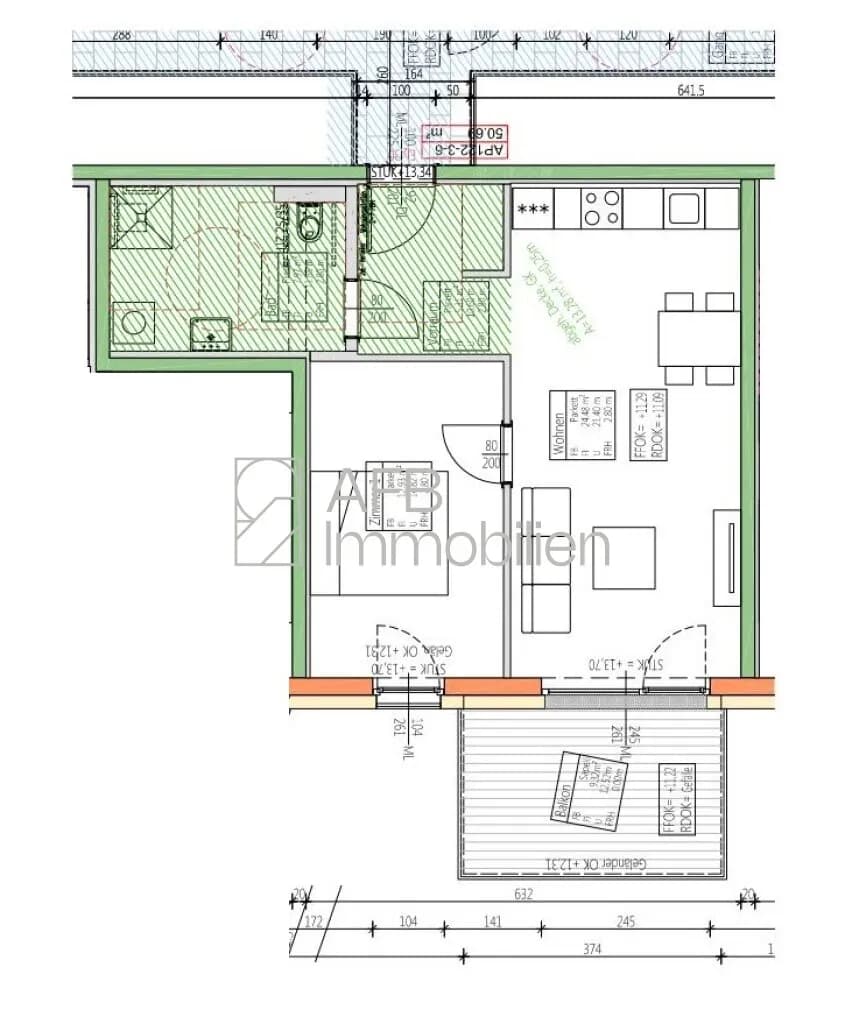 2-Zimmer-Wohnung mieten in Graz – 50,69 m², € 769 – Bild 17 von 17