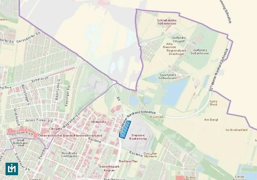 Grundstück kaufen in Wien – 895 m², € 312.355 – Bild 2 von 9