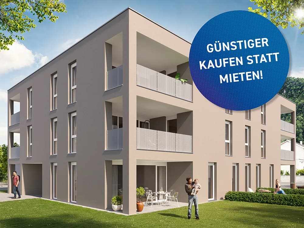 3-Zimmer-Wohnung kaufen in Dornbirn – 74,16 m², € 509.500