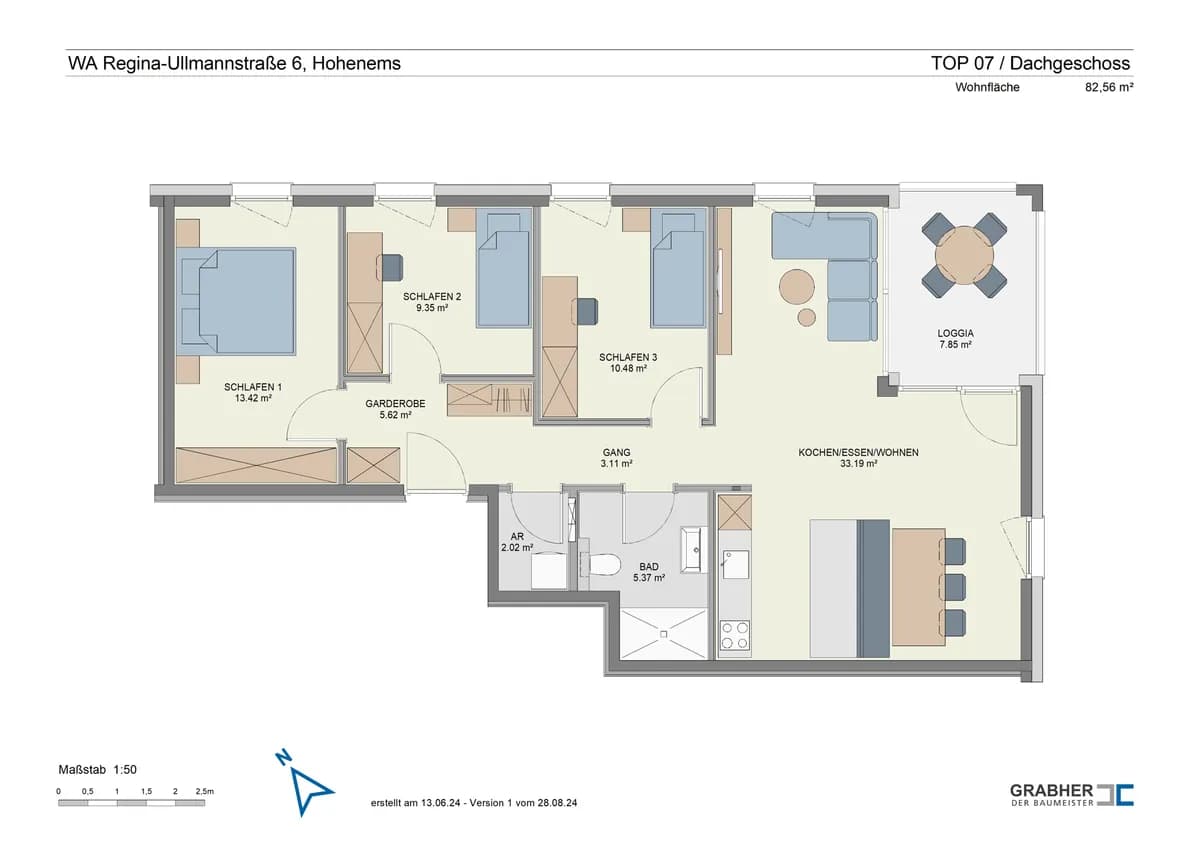 4-Zimmer-Wohnung kaufen in Dornbirn – 82,56 m², € 564.500 – Bild 8 von 8