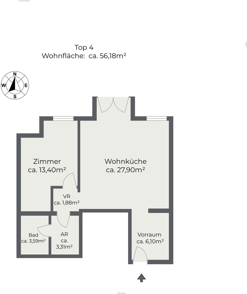2-Zimmer-Wohnung kaufen in Wien – 56,17 m², € 285.000 – Bild 10 von 10