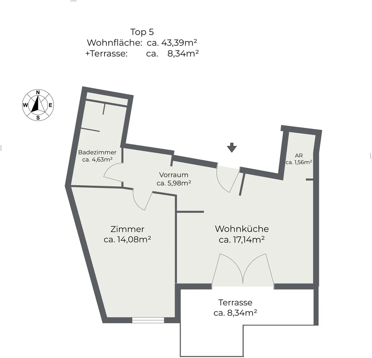 2-Zimmer-Wohnung kaufen in Wien – 43,4 m², € 230.000 – Bild 10 von 10