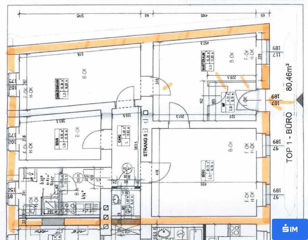 4-Zimmer-Gewerbeimmobilie mieten in Graz – 80,46 m², € 676 – Bild 11 von 11