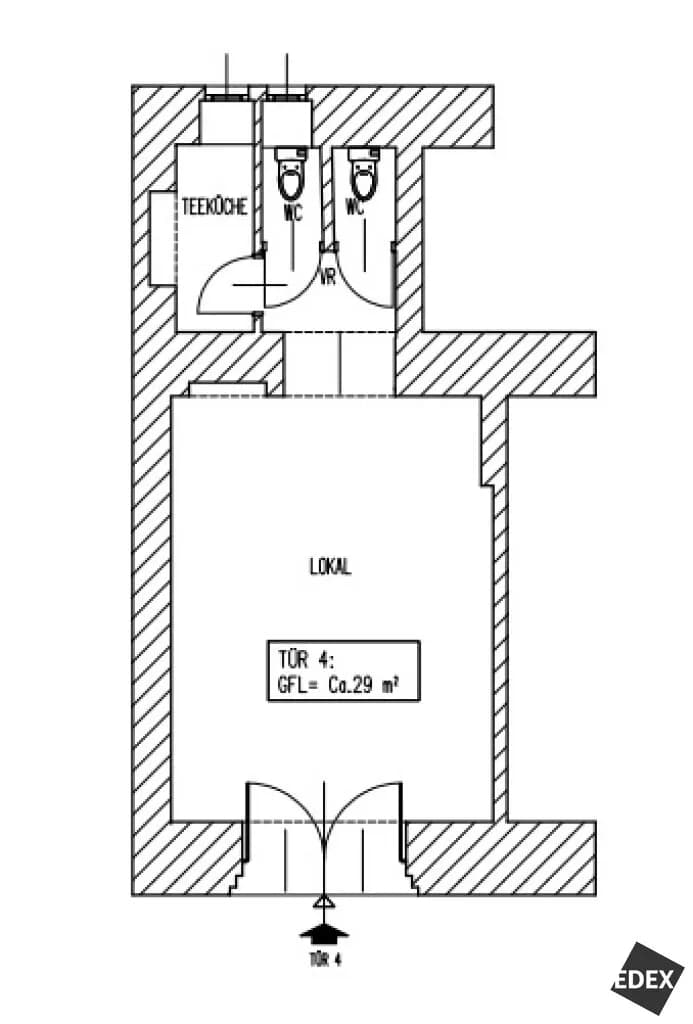 Gewerbeimmobilie mieten in Wien – 29 m², € 2.377 – Bild 6 von 6