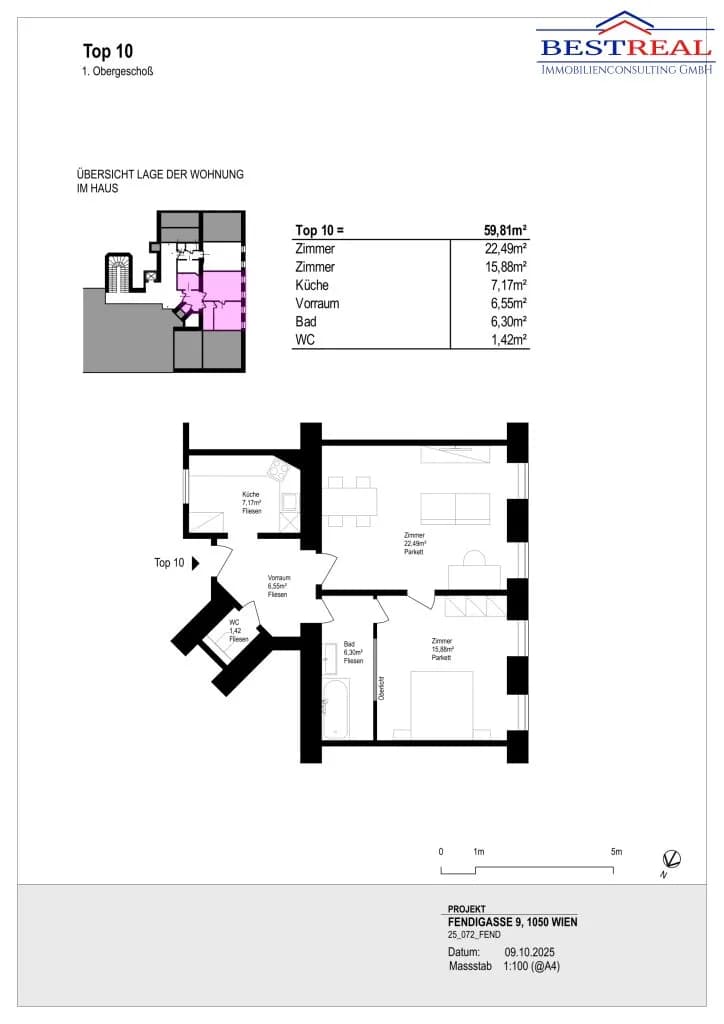 2-Zimmer-Wohnung kaufen in Wien – 60 m², € 349.000 – Bild 16 von 16