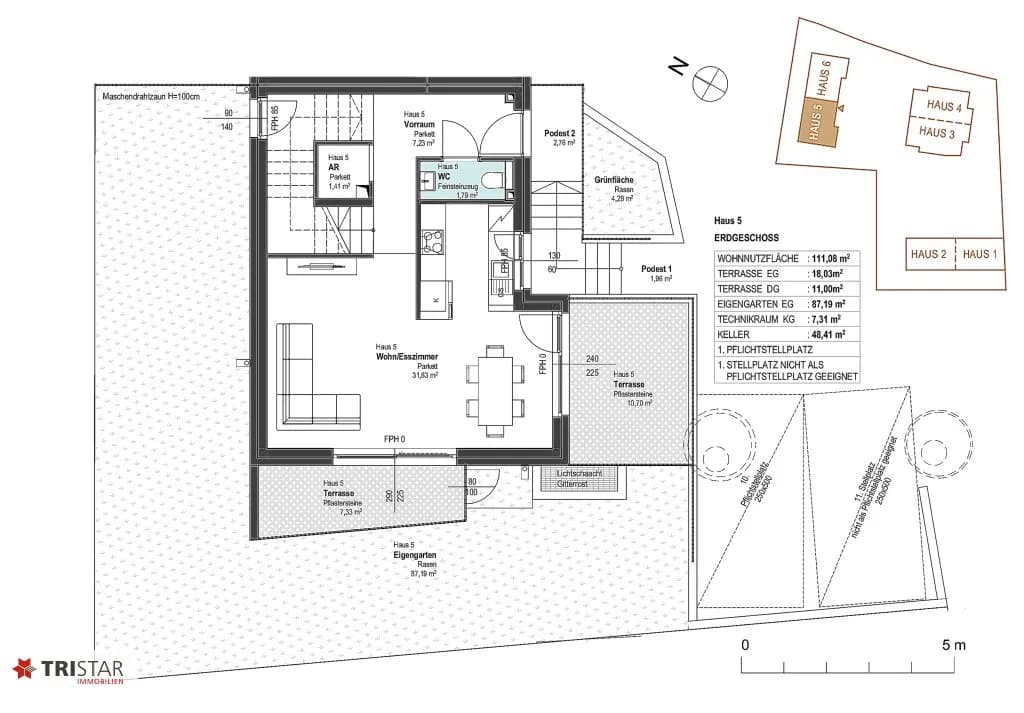 4-Zimmer-Haus kaufen in Tulln – 111 m², € 849.000 – Bild 44 von 46