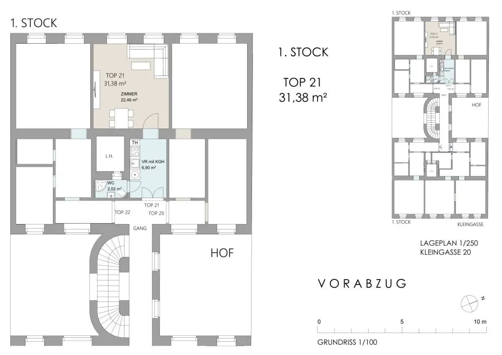 1-Zimmer-Wohnung kaufen in Wien – 31,09 m², € 210.000 – Bild 27 von 28