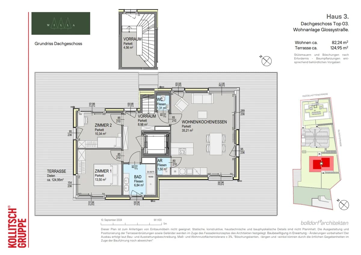 3-Zimmer-Wohnung kaufen in Wien – 82,24 m², € 998.000 – Bild 2 von 12
