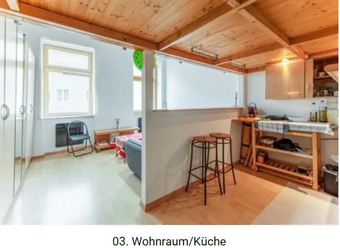 1-Zimmer-Wohnung mieten in Wien – 28 m², € 530 – Bild 1 von 7