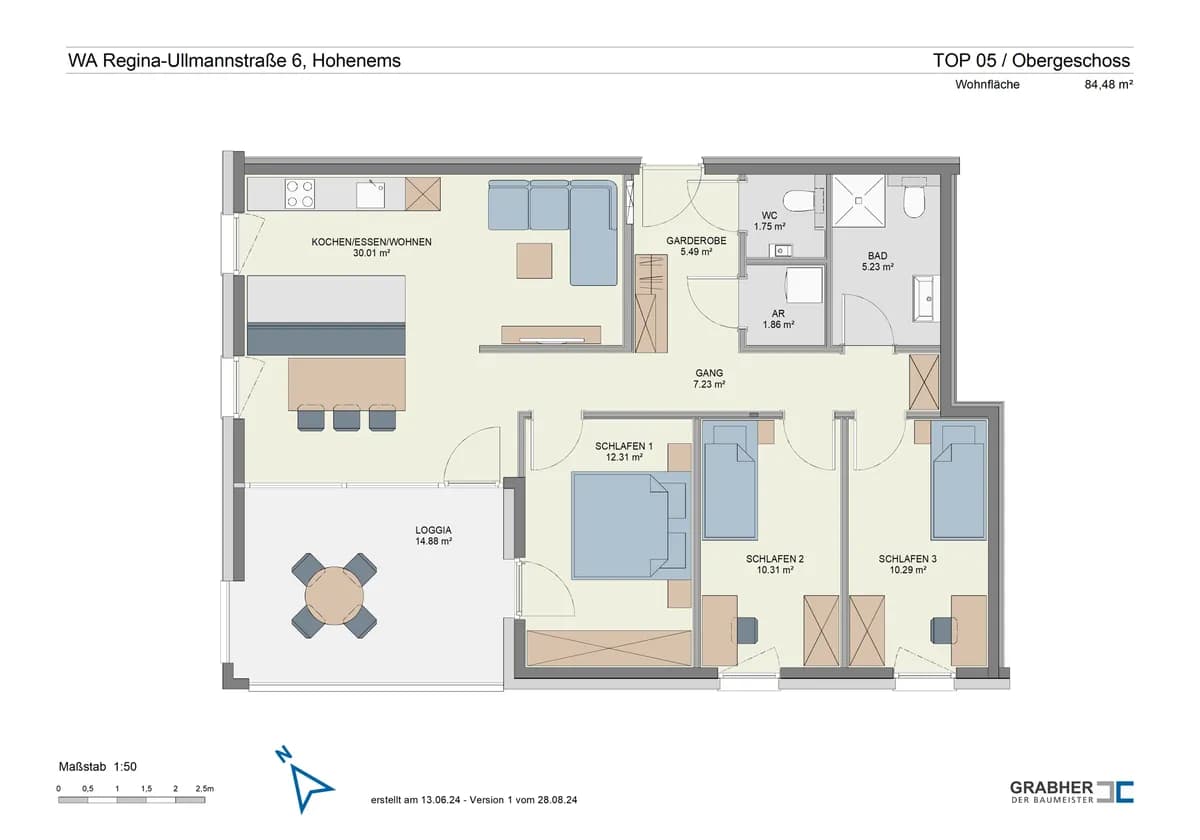 4-Zimmer-Wohnung kaufen in Dornbirn – 82,56 m², € 579.500 – Bild 8 von 8