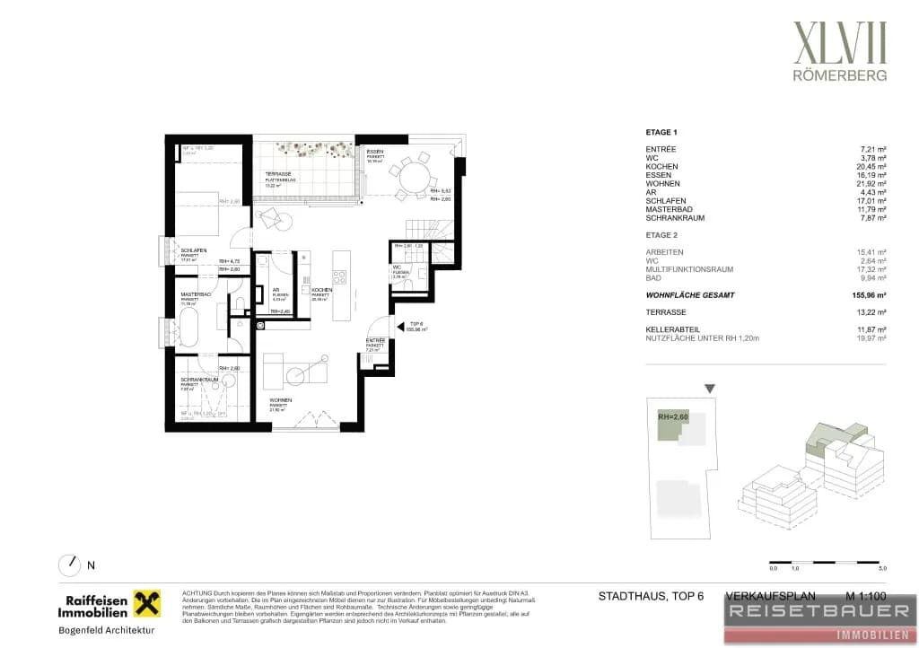 3-Zimmer-Wohnung kaufen in Linz – 158,23 m², € 1.259.000 – Bild 10 von 11