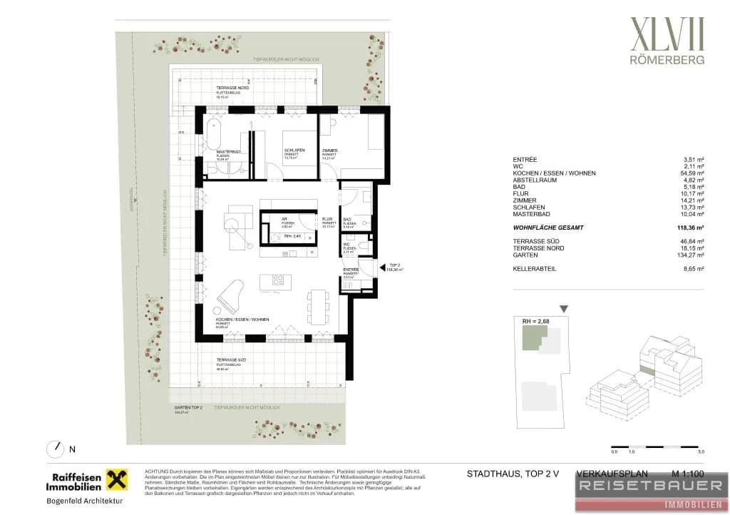 3-Zimmer-Wohnung kaufen in Linz – 117,76 m², € 1.139.000 – Bild 7 von 7