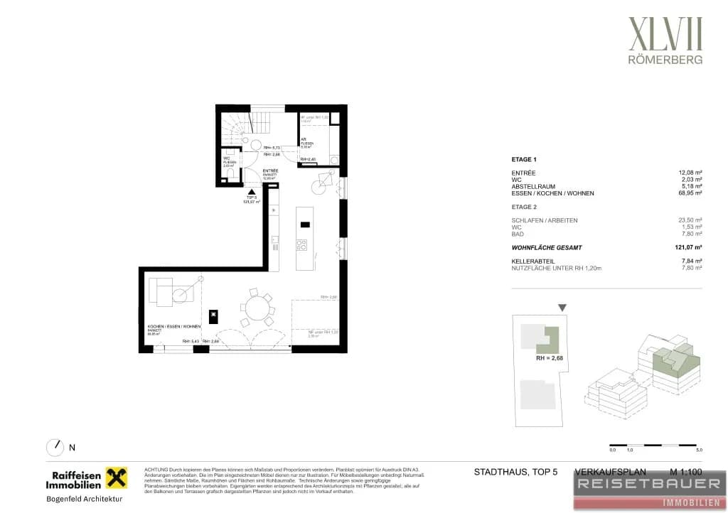 2-Zimmer-Wohnung kaufen in Linz – 121,07 m², € 859.000 – Bild 6 von 7