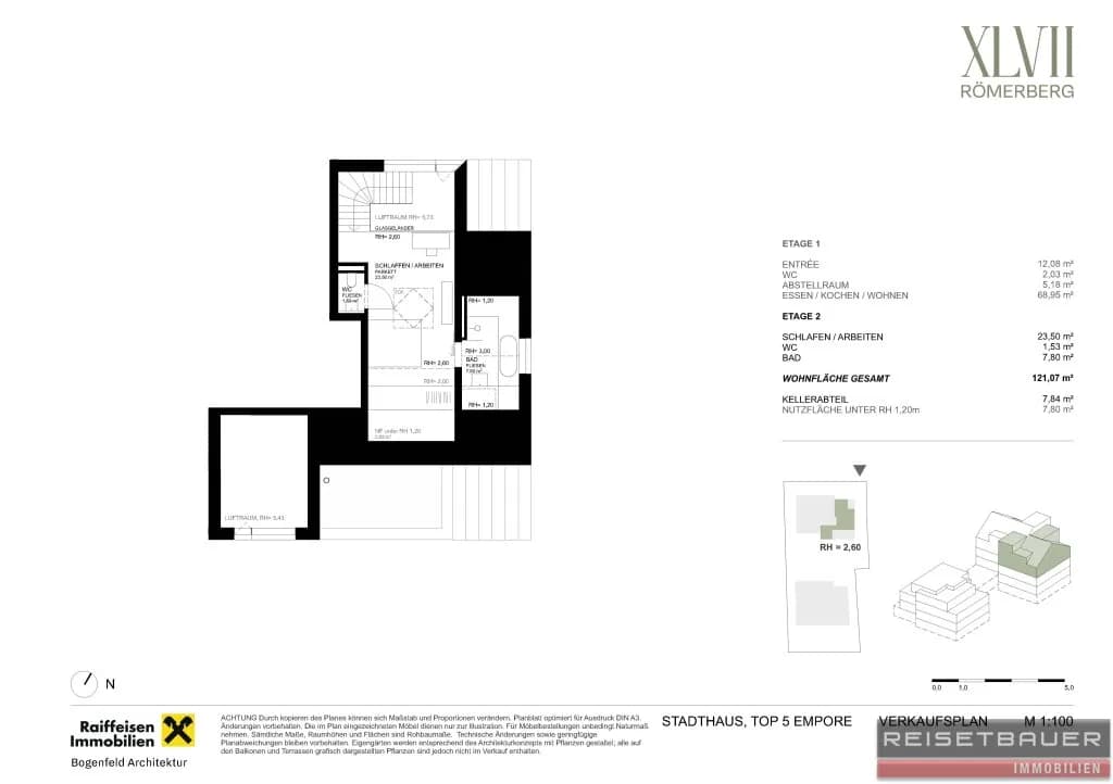 2-Zimmer-Wohnung kaufen in Linz – 121,07 m², € 859.000 – Bild 7 von 7