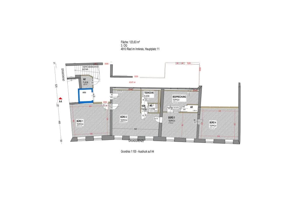 Gewerbeimmobilie mieten in Ried im Innkreis – 124 m², € 1.442 – Bild 5 von 5