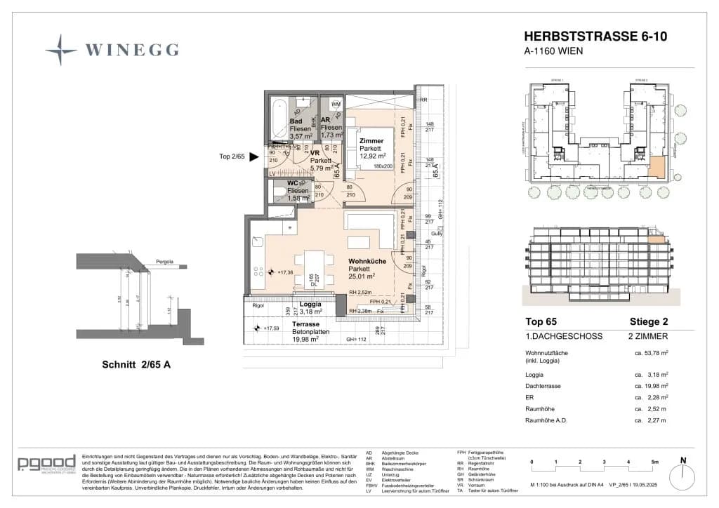 2-Zimmer-Wohnung kaufen in Wien – 50,6 m², € 413.700 – Bild 14 von 14