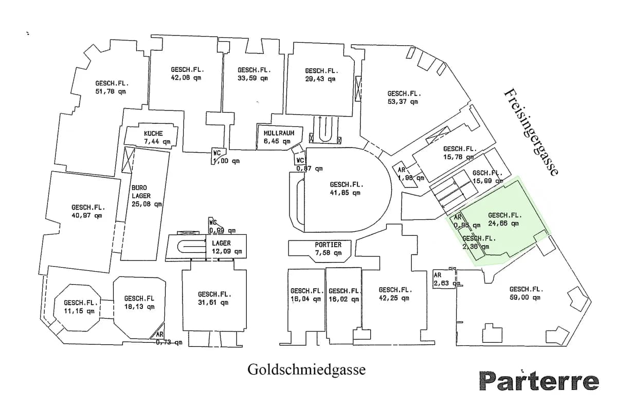 1-Zimmer-Gewerbeimmobilie mieten in Wien – 28 m², € 3.209 – Bild 11 von 12