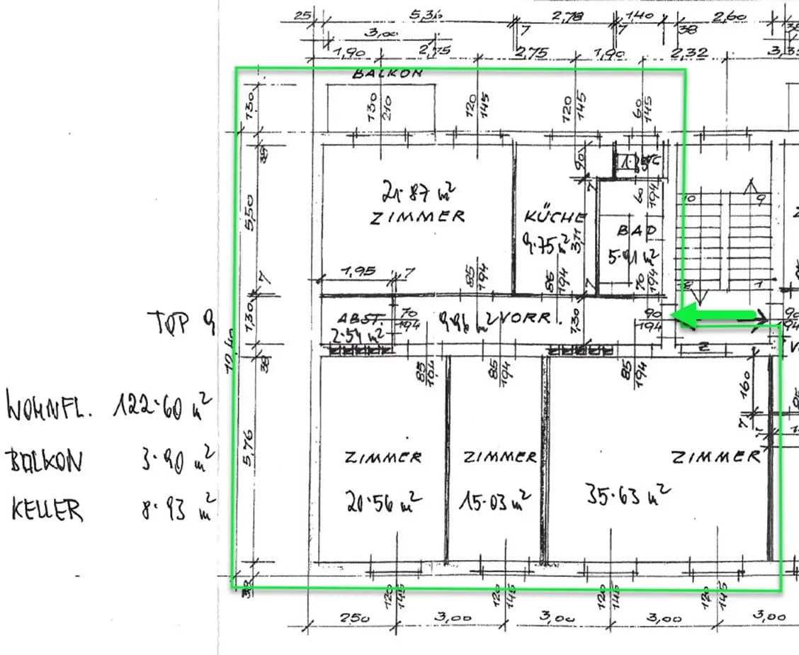 Wohnung mieten in Linz – 122 m², € 1.485 – Bild 7 von 7