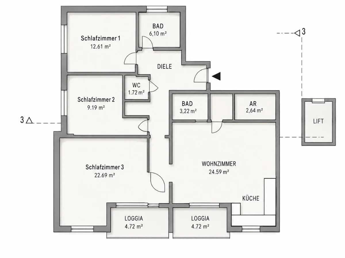 4-Zimmer-Wohnung kaufen in Liezen – 95 m², € 259.000 – Bild 16 von 18