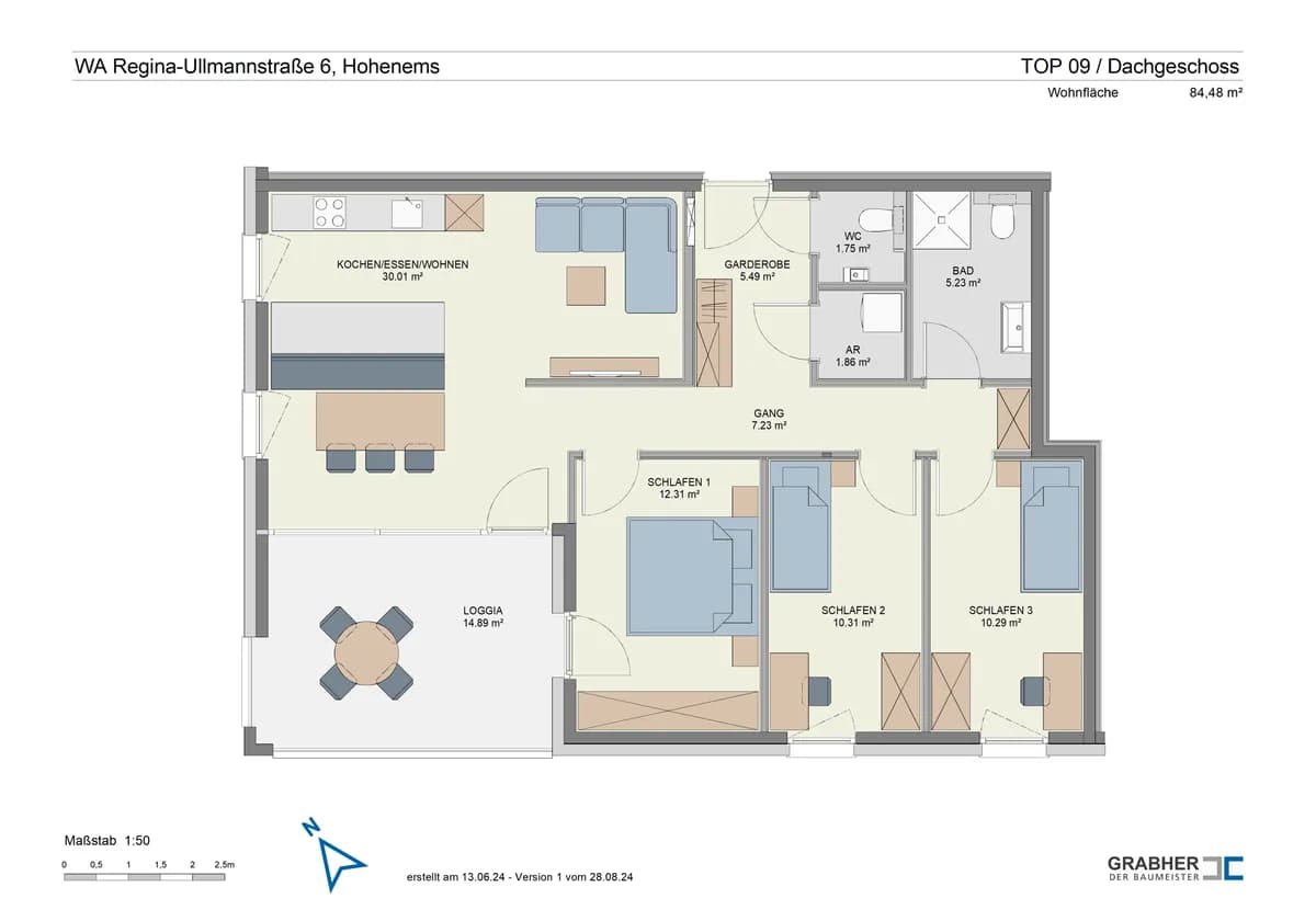 4-Zimmer-Wohnung kaufen in Dornbirn – 84,48 m², € 582.500 – Bild 8 von 8