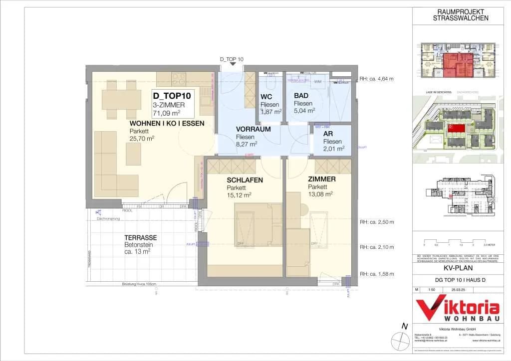 3-Zimmer-Wohnung kaufen in Salzburg-Umgebung – 71,09 m², € 438.000 – Bild 6 von 10