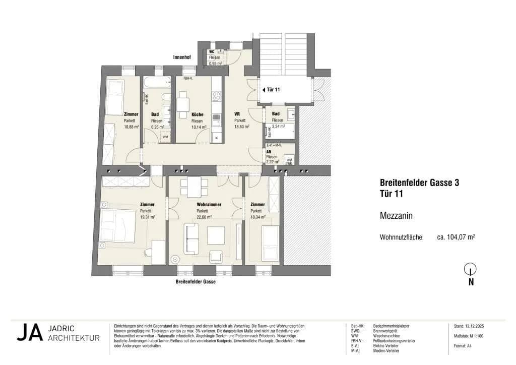 4-Zimmer-Wohnung kaufen in Wien – 106 m², € 829.000 – Bild 18 von 18