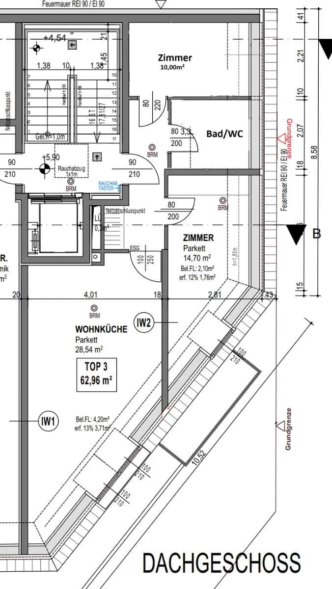 3-Zimmer-Wohnung mieten in Korneuburg – 63 m², € 1.220 – Bild 7 von 7