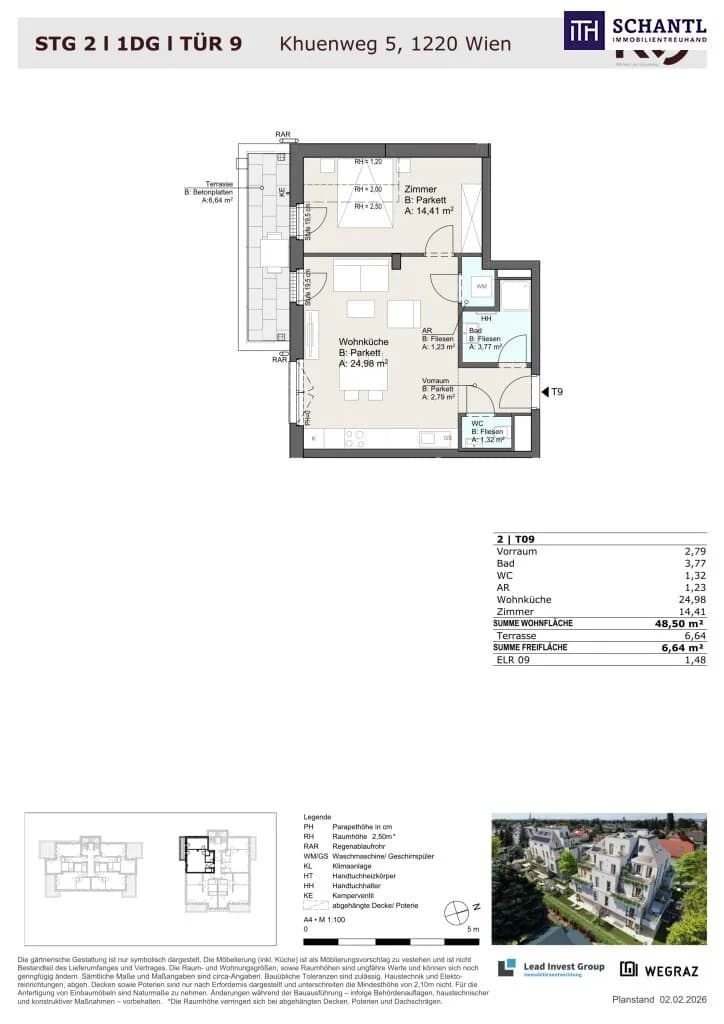 2-Zimmer-Wohnung kaufen in Wien – 48,5 m², € 275.459 – Bild 33 von 33