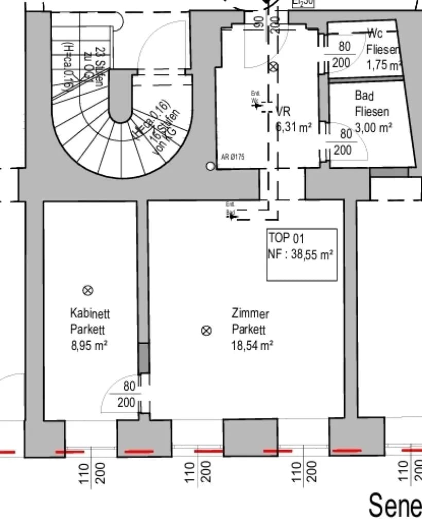 2-Zimmer-Wohnung kaufen in Wien – 38,55 m², € 185.000 – Bild 8 von 8
