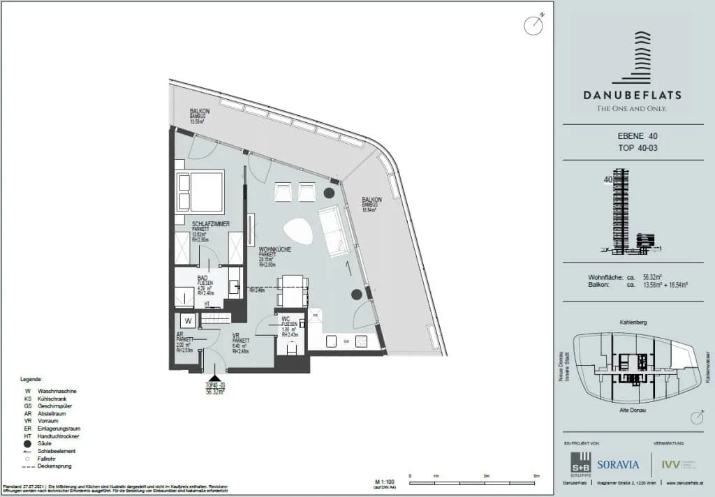 2-Zimmer-Wohnung kaufen in Wien – 56,32 m², € 798.000 – Bild 10 von 10