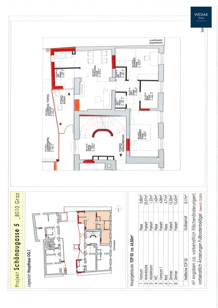 3-Zimmer-Wohnung mieten in Graz – 66 m², € 835 – Bild 18 von 18