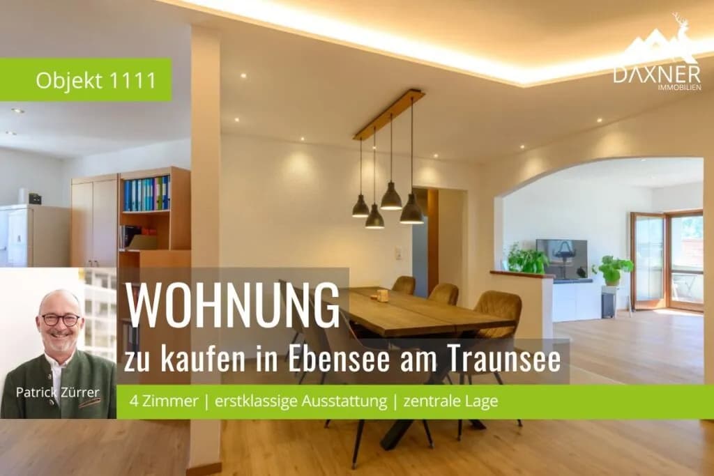 4-Zimmer-Wohnung kaufen in Gmunden – 115 m², € 340.000