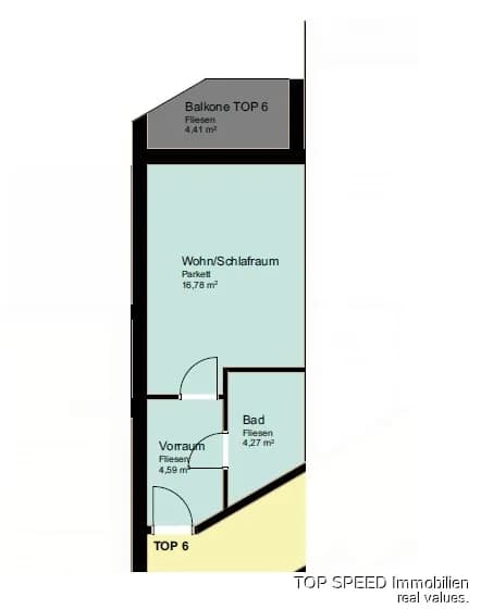1-Zimmer-Wohnung kaufen in Liezen – 25,53 m², € 175.000 – Bild 11 von 11