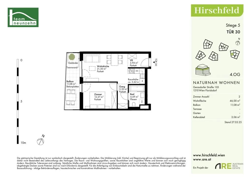2-Zimmer-Wohnung kaufen in Wien – 46 m², € 276.000 – Bild 26 von 26