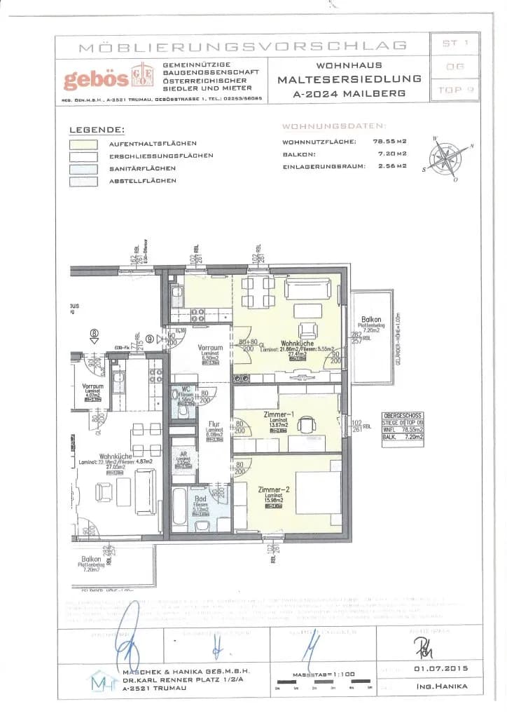 3-Zimmer-Wohnung mieten in Hollabrunn – 78,55 m², € 1.010 – Bild 17 von 17
