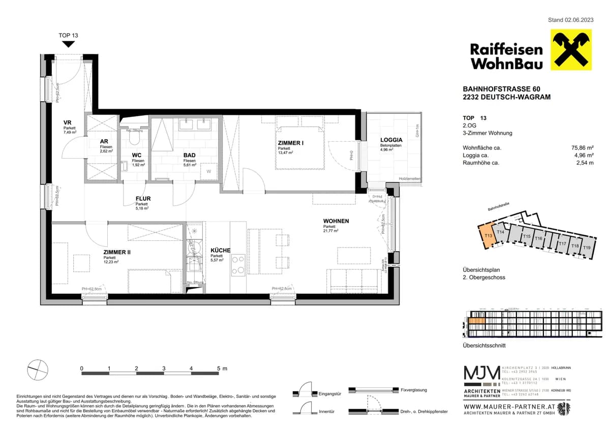3-Zimmer-Wohnung kaufen in Gänserndorf – 74,2 m², € 393.600 – Bild 10 von 10