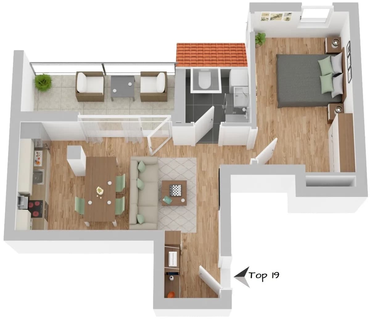 2-Zimmer-Wohnung kaufen in Wien – 37,4 m², € 251.541 – Bild 11 von 13