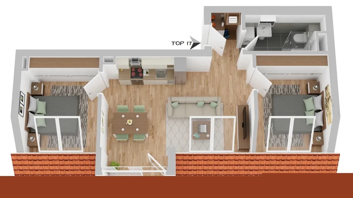 3-Zimmer-Wohnung kaufen in Wien – 51,4 m², € 316.217 – Bild 11 von 13
