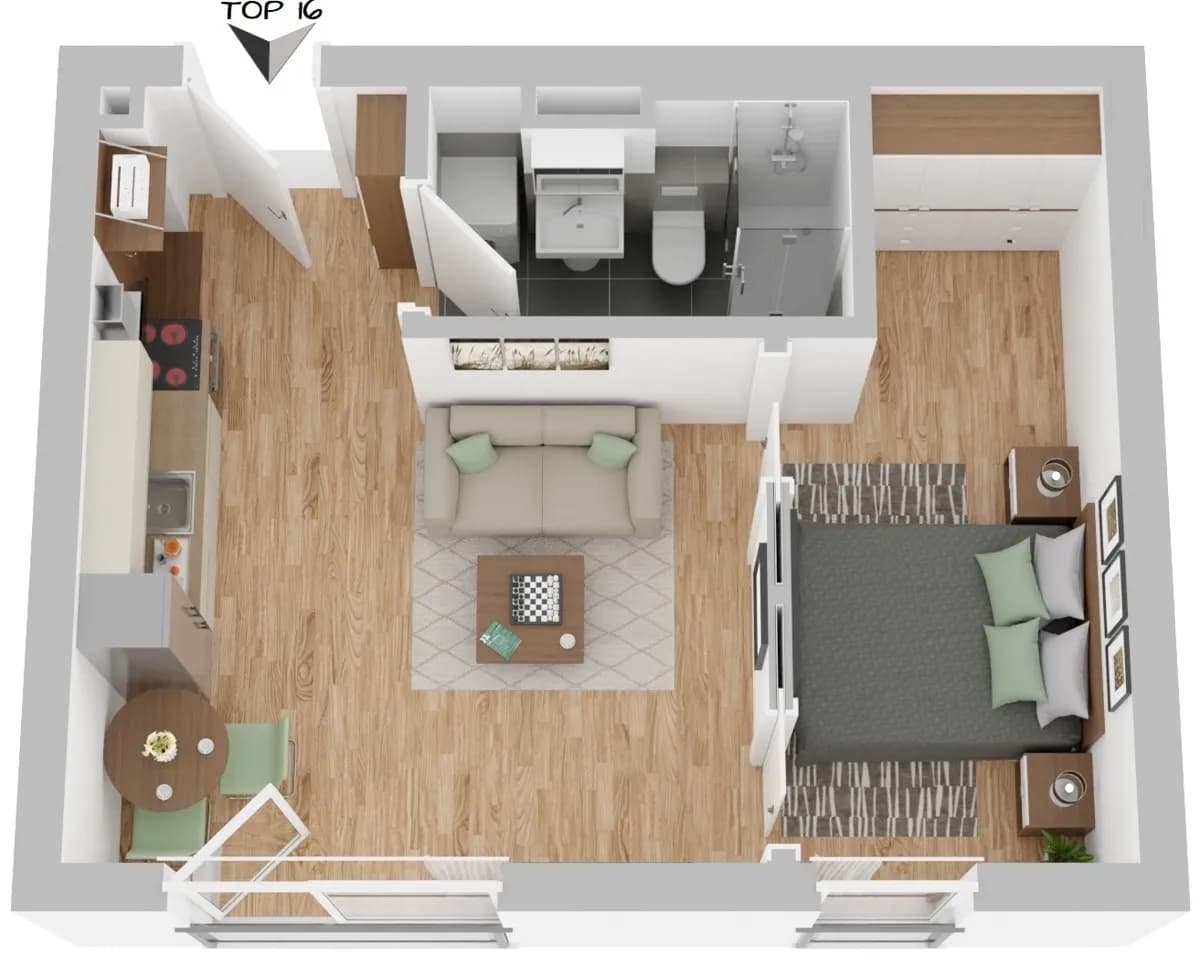 2-Zimmer-Wohnung kaufen in Wien – 33,5 m², € 203.585 – Bild 11 von 13