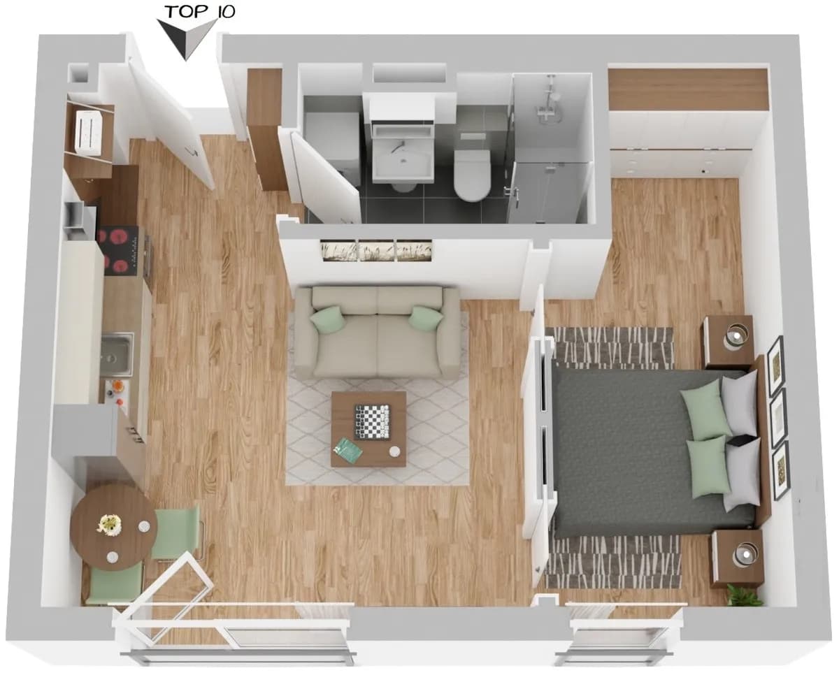 2-Zimmer-Wohnung kaufen in Wien – 33,5 m², € 183.036 – Bild 11 von 13
