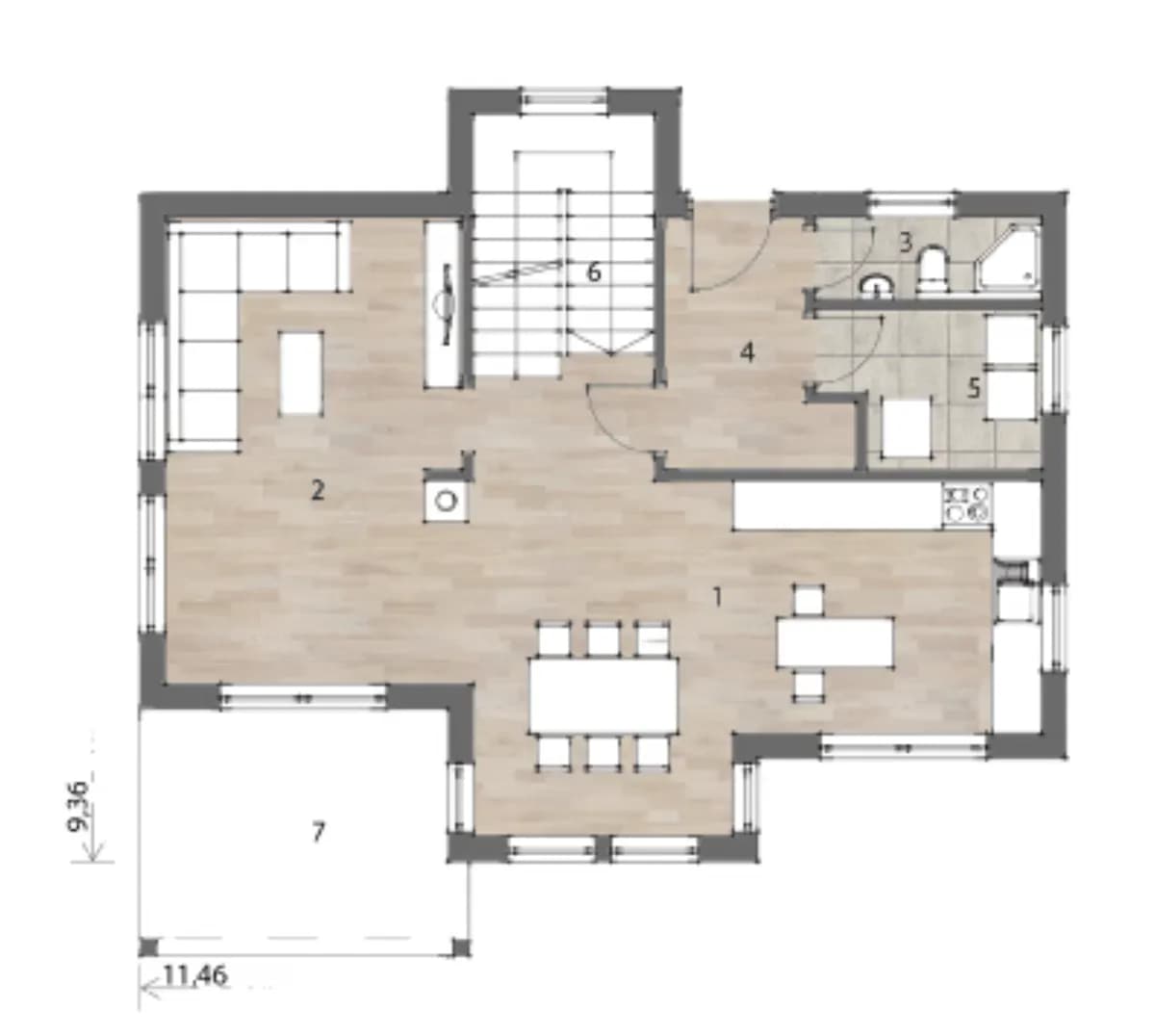 4-Zimmer-Haus kaufen in Liezen – 126 m², € 196.100 – Bild 3 von 9