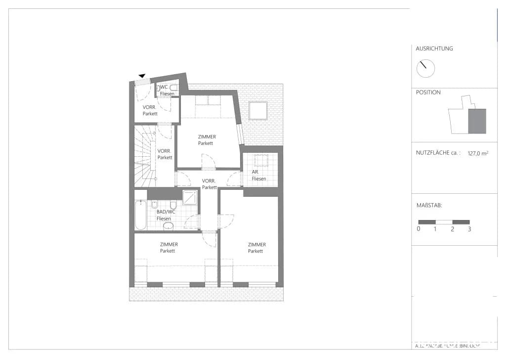 4-Zimmer-Wohnung mieten in Wien – 127 m², € 3.490 – Bild 34 von 36