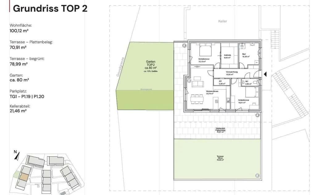 3-Zimmer-Wohnung kaufen in Graz – 100,12 m², € 748.552 – Bild 11 von 12