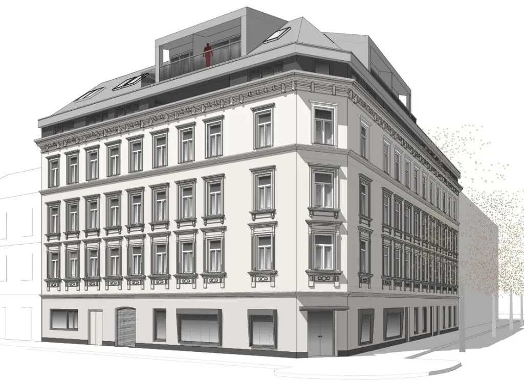 Gewerbeimmobilie mieten in Wien – 140 m², € 2.296