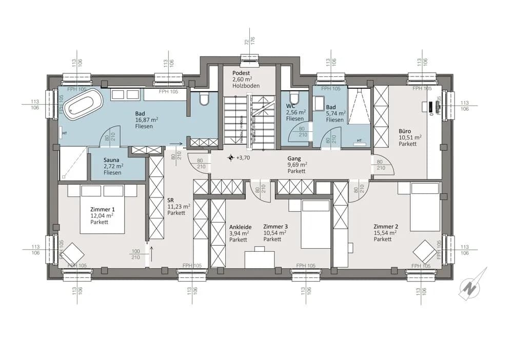 5-Zimmer-Haus kaufen in Linz – 213,97 m², € 1.260.000 – Bild 10 von 11